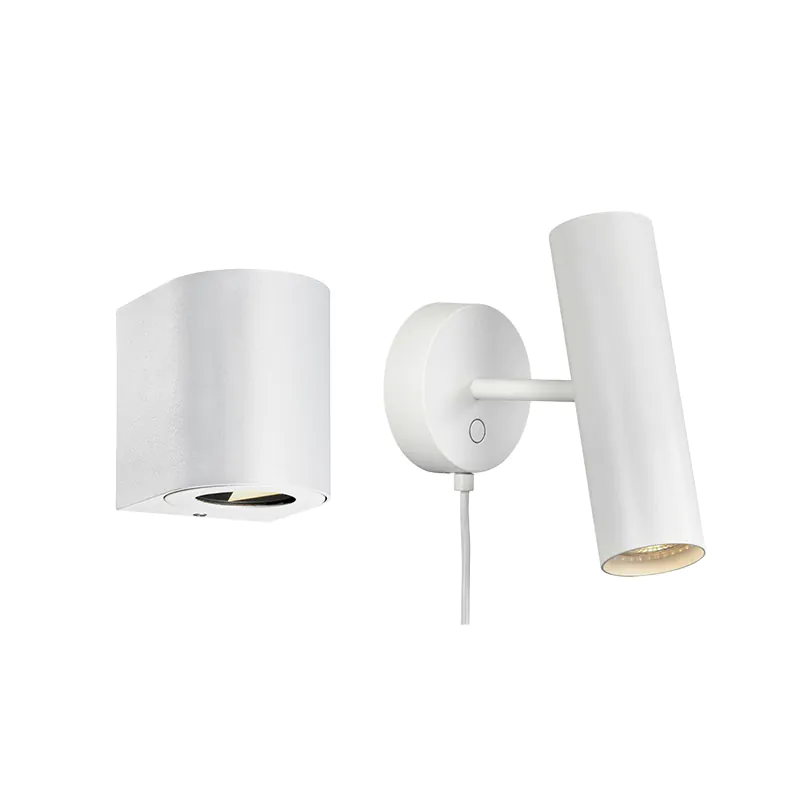 Vita design vägglampor