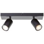 Brilliant Jello Taklampa Metall Matt Svart 9W 690lm - 830 Varm Vit | Inkl. 2x GU10