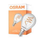 Osram Vintage 1906 LED Classic Slim E14 Päron Filament Klar 4.6W 470lm - 927 Extra Varm Vit | Bästa Färgåtergivning - Dimbar - Ersättare 40W