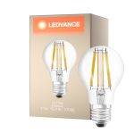 Ledvance Classic LED E27 Päron Filament Klar 11W 1521lm - 827 Extra Varm Vit | Dimbar - Ersättare 100W