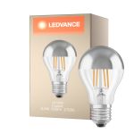 Ledvance  Classic LED E27 Päron Filament Mirror 6.5W 650lm - 827 Extra Varm Vit | Ersättare 50W