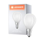 Ledvance Classic Superior LED Lampa E14 Päron Filament Matt 4.2W 470lm - 927 Extra Varm Vit | Bästa färgåtergivning - Dimbar - Ersättare 40W