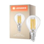 Ledvance Classic LED E14 Päron Filament Klar 3.4W 470lm - 827 Extra Varm Vit | Dimbar - Ersättare 40W