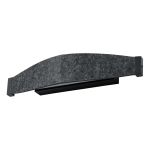 Ledvance Decor Flat Felt Vägglampa Grå 13W 450lm - 830 Varm Vit