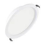 Ledvance LED Downlight Comfort Opal Aluminium Vit 42W 5000lm 180D - 930-940 CCT | 265mm - Utskärning   250mm - IP44 - Bästa Färgåtergivning - Zigbee Dimbar 