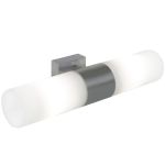 Nordlux Tangens Vägglampa Glas och Metall Grå | IP44 - Passande för 2x E14