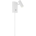 Nordlux LED Vägglampa Omari Vit 3.2W 320lm 41D - 827 Extra Varm Vit | Dimbar - Lutningsbar