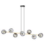 Emibig Pendellampa Gravity Stål Svart | Passande för 8x E14 - Max 10W