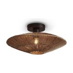 Good&Mojo Taklampa Iguazu Jute Brun | Passande för 1x E27 