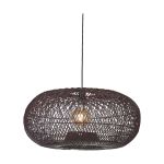 Good&Mojo Pendellampa Arizona Rattan Burgundy L | Passande för 1x E27 