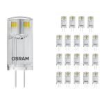 Flerpack 20x Ledvance Performance LED Capsule G4 Klar 0.9W 100lm - 827 Extra Varm Vit | Ersättare 10W