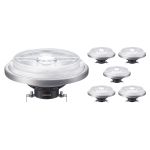 Flerpack 6x Philips MASTER LED Spot G53 AR111 10.8W 600lm 24D - 927 Extra Varm Vit | Bästa färgåtergivning - Dimbar - Ersättare 50W