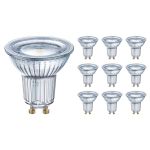 Flerpack 10x Ledvance Performance LED Spot Reflektor GU10 PAR16 4.3W 350lm 120D - 827 Extra Varm Vit | Ersättare 32W