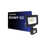 Noxion LED Strålkastare Beamy G3.1 Svart 20W 2200lm 100D - 840 Kallvit | IP44 - Rörelse- och Ljussensor - Symmetrisk 