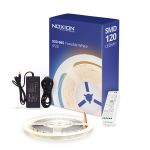 Noxion Led-Ljusslingor Naga 5 Meter Komplett set - Zigbee - 24V - 120LEDs/m - 9.6W/m - 930-965 Justerbar Vit | 8mm - IP20 - Bästa Färgåtergivning - SMD2835