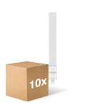 Flerpack 10x Noxion Lucent PL-S LED  6W - 827 Extra Varm Vit | 2-Stift - Ersättare 11W
