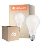 Flerpack 4x Ledvance Classic LED E27 Päron Filament Matt 24W 3452lm - 827 Extra Varm Vit | Ersättare 200W
