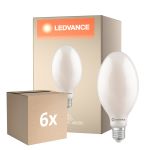Flerpack 6x Ledvance LED Lampa HQL LED FIL V E40 60W 9000lm - 840 Kallvit | Ersättare 125W