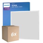 Flerpack 6x Philips LED Panel Ledinaire RC065B 28W 3400lm - 865 Dagsljus | 60x60cm - UGR <22