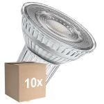 Flerpack 10x Ledvance LED Spot GU10 PAR16 6.1W 575lm 60D - 930 Varm Vit | Bästa Färgåtergivning - Dimbar - Ersättare 80W