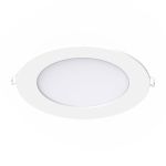Noxion LED Downlight Slim V2.0 TRIAC Dimbar 24W 2400lm 830 Varm Vit |225mm - Utskärning   200mm - IP44