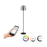 Eglo Golvlampa Alfero-Z Stål Svart 15.5W 2000lm - 827-865 Justerbar Vit + RGB | IP20 - Zigbee Dimbar