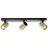 Brilliant Marty Taklampa Aluminium Sandig Svart Guld 15W 1050lm - 830 Varm Vit | Inkl. 3x GU10