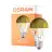 Osram Classic LED E27 Päron Filament Mirror Guld 6.5W 650lm - 827 Extra Varm Vit | Ersättare 50W