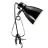 Nordlux Bordslampa Cyclone Clamp Metall Svart | Passande för 1x E14