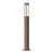 Nordlux Helix Piedestallampa Cortenstål Brun | 150mm - IP44 - Passande för GU10