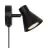 Nordlux Eik Vägglampa Metall Svart | Passande för 1x GU10