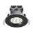 Flerpack 3x Nordlux Downlight Fremont Metall Svart 4.5W 345lm 36D - 827 Extra Varm Vit | 85mm - IP65 - Dimbar
