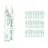 Flerpack 25x Osram T8 Lumilux 58W - 830 Varm Vit | 150cm