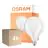 Flerpack 4x Osram Classic LED E27 Globe Filament Matt 17W 2452lm - 840 Kallvit | Ersättare 150W