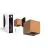 D'Lite Vägglampa Elingen Bronze Up & Down 4.9W 480lm - 830 warm Vit | IP54