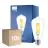 Flerpack 10x Philips MASTER Value LED Lampa E27 Edison Filament Klar 5.9W 806lm - 922-927 Dim to Warm | Bästa Färgåtergivning - Ersättare 60W