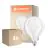 Flerpack 4x Osram Classic LED E27 Globe Filament Matt 17W 2452lm - 827 Extra Varm Vit | Ersättare 150W
