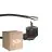 Flerpack 50x Noxion Power Strömkabel Svart - Schuko Europlug + Öppna ändar - 3m - 3 pole 0,75mm2