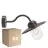 Flerpack 6x Nordlux Luxembourg Vägglampa Metall och Glas Rostig | IP54 - Passande för E27