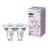 Flerpack 2x Philips LED Spot GU10 PAR16 5W 355lm 36D - 827 Extra Varm Vit