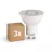 Flerpack 3x Sylvania RefLED ES50 LED Spot GU10 PAR16 230lm 36D - 830 Varm Vit | Ersättare 25W