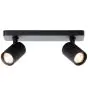 Brilliant Marty Taklampa Aluminium Sandig Svart 10W 700lm - 830 Varm Vit | Inkl. 2x GU10