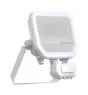 Ledvance LED Strålkastare Aluminium Vit 17W 2200lm 100D - 830 Varm Vit | IP65 - Rörelse- Och Ljussensor - Symmetrisk