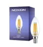 Noxion Lucent LED E14 Kronljus Filament Klar 4.5W 470lm - 827 Extra Varm Vit | Ersättare 40W