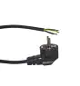 Noxion Power Strömkabel Svart - Schuko Europlug + Öppna ändar - 5m - 3 pole 0,75mm2