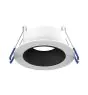 Noxion LED Spot Ares Djup ring Vit - med Inre Ring Svart | Utskärning   68mm - incl. GU10 Fitting