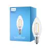 Philips Corepro LED Kronljus E14 Vriden Kronljus Filament Klar 2W 250lm - 827 Extra Varm Vit | Ersättare 25W