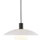 Nordlux Verona Pendellampa Glas Svart | Passande för 1x E27