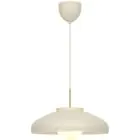 DFTP by Nordlux Latif Pendellampa Metall och Glas Beige | 400mm - Passande för E14