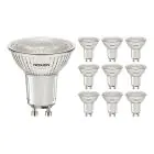 Flerpack 10x Noxion LED Spot GU10 PAR16 4W 345lm 36D - 830 Varm Vit | Dimbar - Ersättare 50W